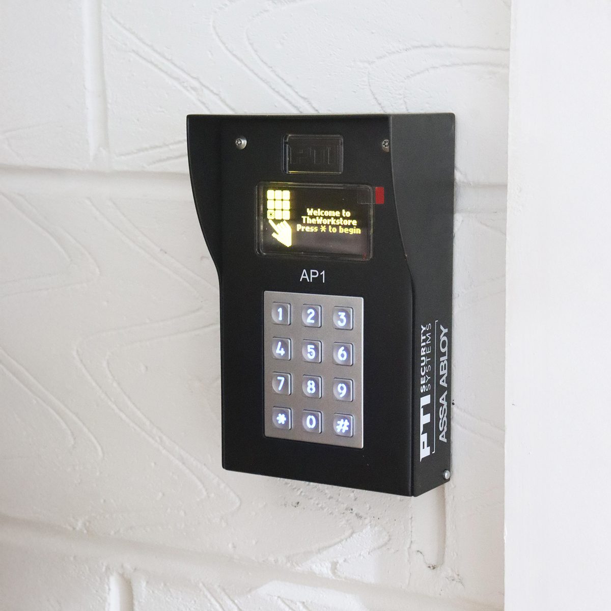 Keypad access point at TheWorkstore